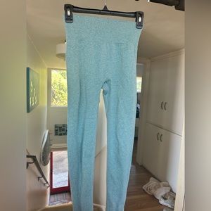 Light blue leggings